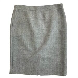 J. Crew Gray Pencil Skirt